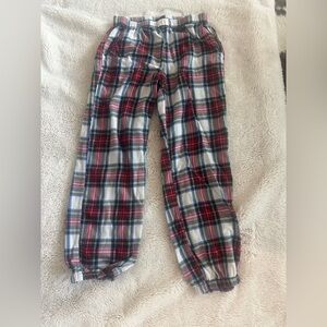 Plaid J. Crew pajamas pants, size XS